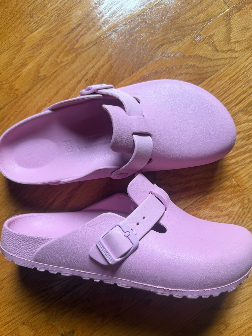 Birkenstock Powder Pink Waterproof Slip-On Shoes - Picture 5 of 10